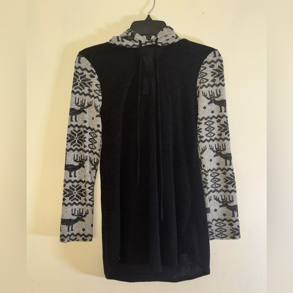 Now N Forever Black Knit Sweater